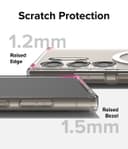 Ringke Fusion Magnetic Case Compatible with Samsung Galaxy S24 Ultra, [Strong Magnet][Compatible with MagSafe] Transparent PC Hard Back Shockproof Soft TPU Bumer Phone Cover- Clear