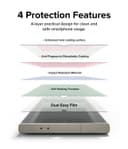 لاصقة حماية الشاشة لهاتف سامسونج اس 24 الترا 5 جي قطعتين رينجكي  Ringke Dual Easy Film for Samsung Galaxy S24 Ultra 5G Screen Protector