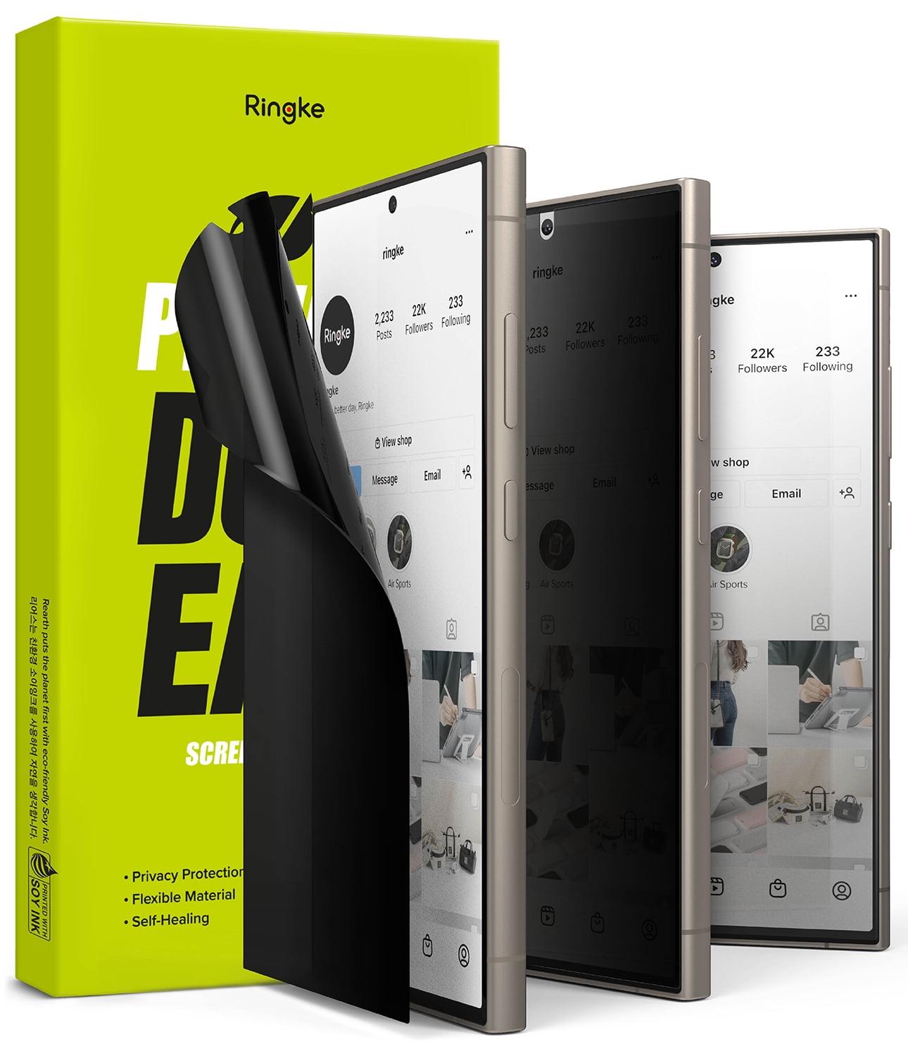 لاصقة حماية الخصوصية لهاتف سامسونج اس 24 الترا رينجكي Ringke Privacy Dual Easy Film Compatible with Samsung Galaxy S24 Ultra