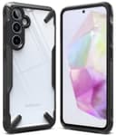 كفر حماية سامسونج غالاكسي اي 35 / 5 جي أسود وشفاف رينجكي Ringke Fusion-X Case Compatible with Samsung Galaxy A35 5G