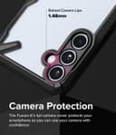 كفر حماية سامسونج غالاكسي اي 35 / 5 جي أسود وشفاف رينجكي Ringke Fusion-X Case Compatible with Samsung Galaxy A35 5G