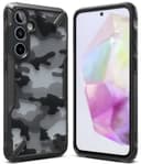 كفر حماية سامسونج غالاكسي اي 35 / 5 جي أسود مموه  Ringke Fusion-X Case Compatible with Samsung Galaxy A35 5G