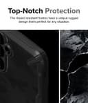 كفر حماية سامسونج غالاكسي اي 35 / 5 جي أسود مموه  Ringke Fusion-X Case Compatible with Samsung Galaxy A35 5G