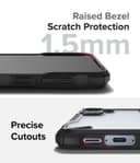 Ringke Fusion-X Case Compatible with Samsung Galaxy A55 5G ,[Military-Grade Protection] Anti-Scratch Advanced Rugged Heavy Duty Bumper Phone Case - Black