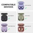 O Ozone Case Compatible with Samsung Galaxy Buds FE/Galaxy Buds 2 Pro/Galaxy Buds 2/ Galaxy Buds Pro/Galaxy Buds Live Case, 3D Game Console Design Silicone Protective Cover with Keychain- Grey