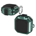O Ozone Armor Case Compatible with Samsung Galaxy Buds FE/Galaxy Buds 2 Pro/Galaxy Buds 2/Galaxy Buds Pro/Galaxy Buds Live Case [with Security Lock], TPU +PC Shockproof Cover with Keychain - Green