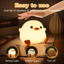 مصباح ليلي للأطفال أوزون شكل بطةO Ozone Bunny Night Light for Kids Bedroom