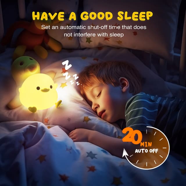 مصباح ليلي للأطفال أوزون شكل بطةO Ozone Bunny Night Light for Kids Bedroom