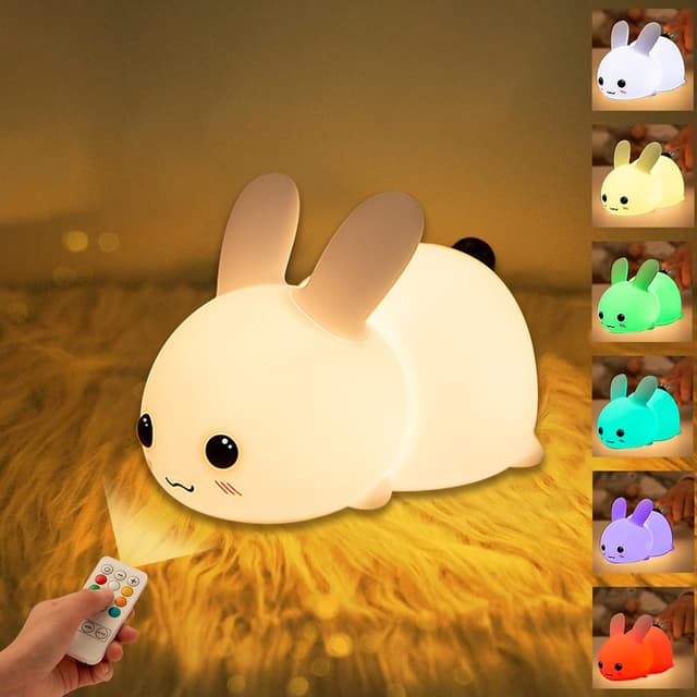 مصباح ليلي للأطفال أوزون شكل أرنب O Ozone Bunny Night Light for Kids Bedroom