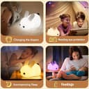 مصباح ليلي للأطفال أوزون شكل أرنب O Ozone Bunny Night Light for Kids Bedroom