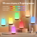 مصباح غرفة النوم ب 13 لون أوزون O Ozone Night Light