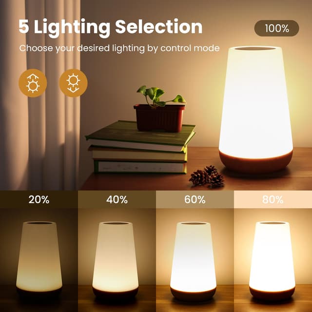 مصباح غرفة النوم ب 13 لون أوزون O Ozone Night Light