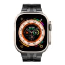 سير ساعة ابل تيتانيوم متوافق مع ابل ووتش الترا 2 أسود او اوزون O Ozone Titanium Metal Watch Band Strap Compatible with Apple Watch Ultra 2 Band