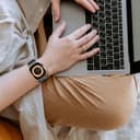 سير ساعة ابل تيتانيوم متوافق مع ابل ووتش الترا 2 او اوزون O Ozone Titanium Band Compatible with Apple Watch Ultra 2 Band