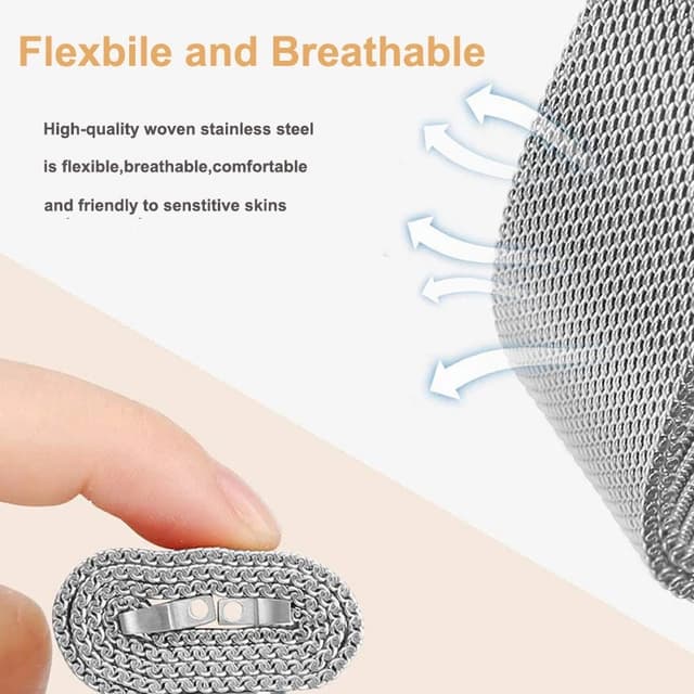  O Ozone Milanese Single Loop Band Compatible with CMF by Nothing Watch Pro Watchband Bracelet