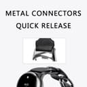 O Ozone Bands Compatible with Xiaomi Smart Band 8 Strap, Stainless Steel Leather Ring Chain Belt Mi band 8 Straps Breathable Belt Elegant Replacement Watch Band for Women - Silver