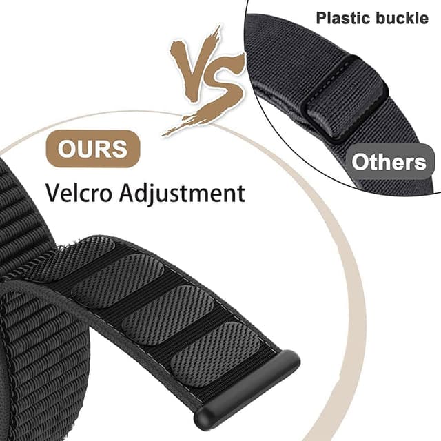 سوار ساعة شاومي باند 8 حزمة 3 في 1 قماش اوزون O Ozone Nylon Loop Straps Compatible with Xiaomi Mi Band 8