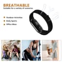 سوار ساعة شاومي باند 8 حزمة 3 في 1 قماش اوزون O Ozone Nylon Loop Straps Compatible with Xiaomi Mi Band 8