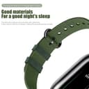 سوار ساعة شاومي مي باند 8 جلد ونايلون أسود او اوزون O Ozone Straps Compatible with Xiaomi Mi Band 8