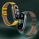 O Ozone Leather Straps Compatible with Xiaomi Mi Band 8 / Xiaomi Smart Band 8, Leather Replacement Strap Watch Wrist Band Smart Bracelet Accessories for Women Men - White - 695859