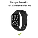 مجموعة سوار ساعة شاومي 8 برو سيلكون حزمة 4 في 1 أوزون O Ozone Silicone Straps Compatible with Xiaomi Mi Smart Band 8 Pro Wristband