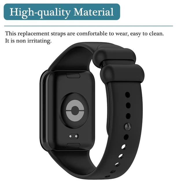 مجموعة سوار ساعة شاومي 8 برو سيلكون حزمة 4 في 1 أوزون O Ozone Silicone Straps Compatible with Xiaomi Mi Smart Band 8 Pro Wristband
