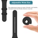 مجموعة سوار ساعة شاومي 8 برو سيلكون حزمة 4 في 1 أوزون O Ozone Silicone Straps Compatible with Xiaomi Mi Smart Band 8 Pro Wristband