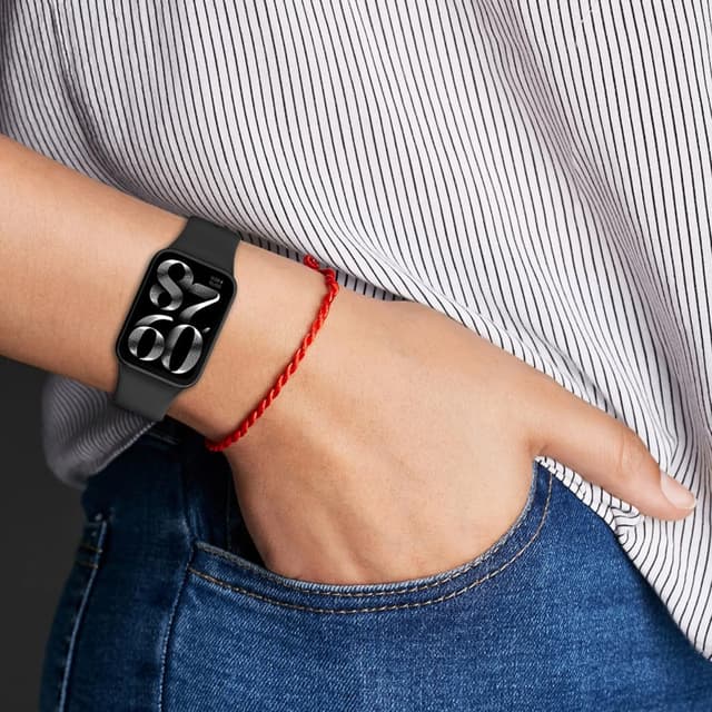 مجموعة سوار ساعة شاومي 8 برو سيلكون حزمة 4 في 1 أوزون O Ozone Silicone Straps Compatible with Xiaomi Mi Smart Band 8 Pro Wristband