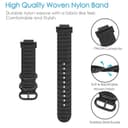 سوار ساعة شاومي سمارت باند 8 برو نايلون منسوج بيج او اوزون O Ozone Woven Nylon Strap Compatible With Xiaomi Smart Band 8 Pro