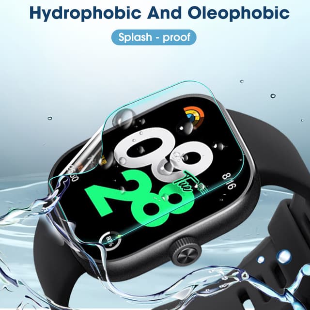 واقيات شاشة ساعة ريدمي 4 مقاومة للخدش حزمة 3 في 1 اوزون O Ozone Screen Protector Compatible with Redmi Watch 3 - 696344
