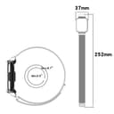 سوار ساعة شاومي 2 لايت / ريدمي 2 لايت ستانلس إستيل أوزون أسود O Ozone Milanese Stainless Steel Band Compatible with Redmi Watch 2 Lite /Xiaomi Mi Watch 2 Lite