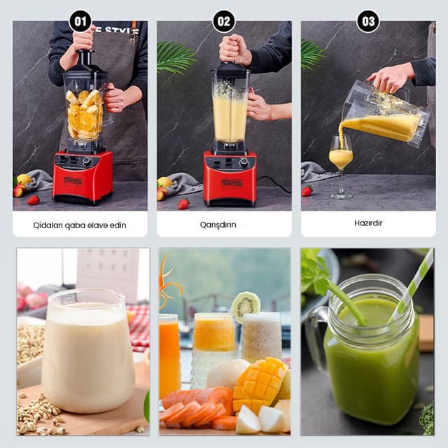 Dsp Multi-function Juicer And Blender 2L 1800W KJ2099