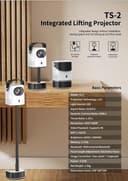 TS-2 Integrated Liftable Smart Projector 1080p 140inch