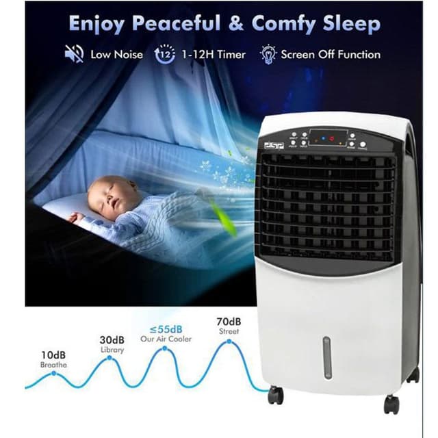 مكيف متنقل صغير دي اس بي مع ريموت وخزان ماء 9 لتر Dsp Professional KD-3074 Air Cooler