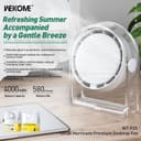 مروحة صغيرة متنقلة ويكوم 4000 مللي أمبير Wekome WT-F25 Fan