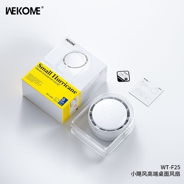 مروحة صغيرة متنقلة ويكوم 4000 مللي أمبير Wekome WT-F25 Fan