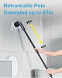 فرشاة تنظيف كهربائية دوارة هوتو للمطبخ والأرضيات 4000 مللي أمبير Hoto Electric Spin Scrubber