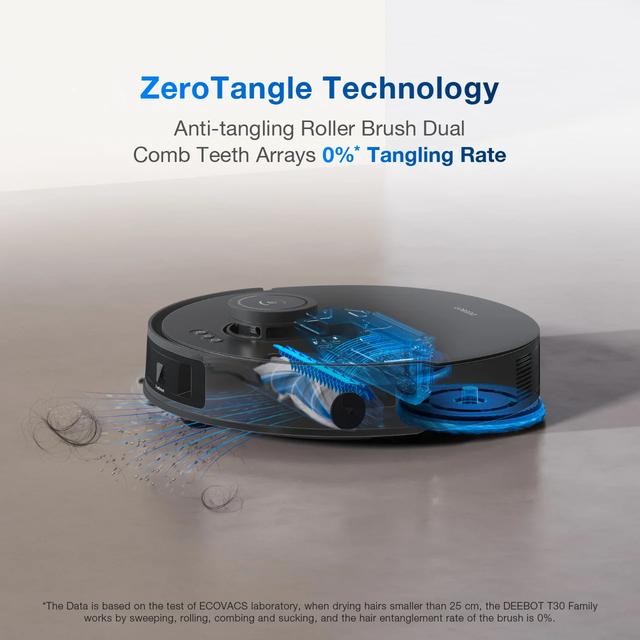 مكنسة روبوت التنظيف ايكوفاكس T30 برو أومني 11000 باسكال 5200 مللي أمبير Ecovacs T30 Pro Omni Robot Cleaner