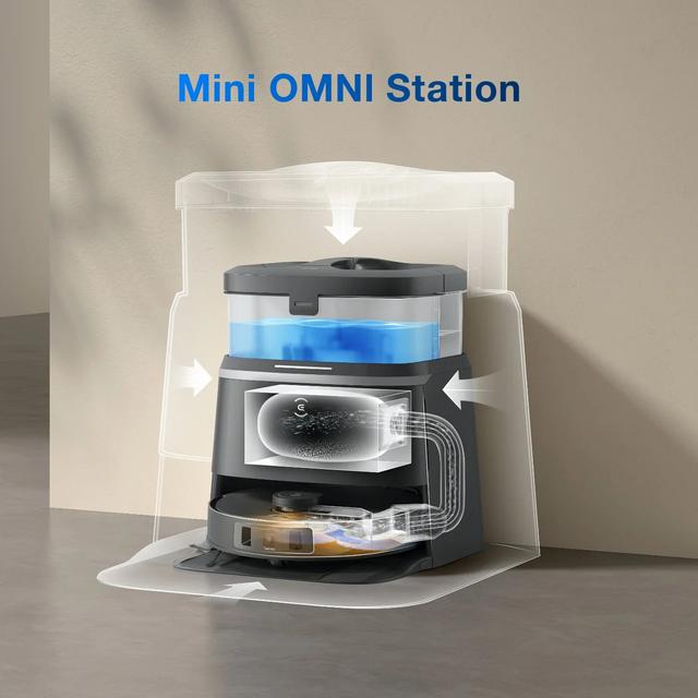 مكنسة روبوت التنظيف ايكوفاكس T30 برو أومني 11000 باسكال 5200 مللي أمبير Ecovacs T30 Pro Omni Robot Cleaner