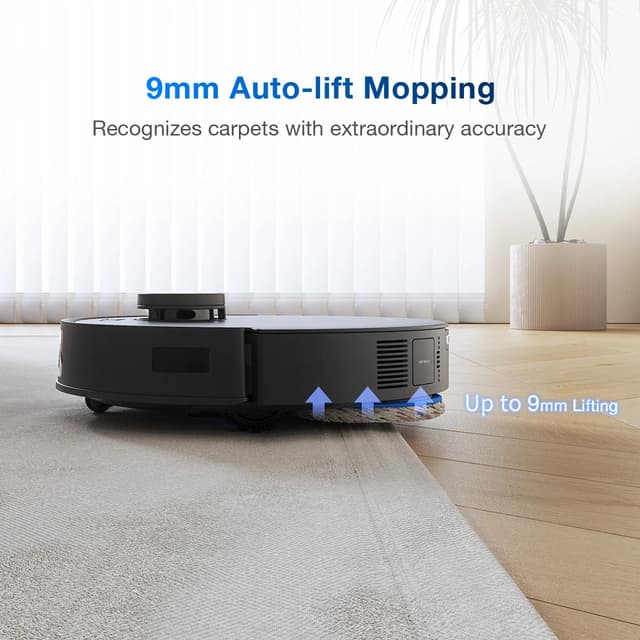 مكنسة روبوت التنظيف ايكوفاكس T30 برو أومني 11000 باسكال 5200 مللي أمبير Ecovacs T30 Pro Omni Robot Cleaner