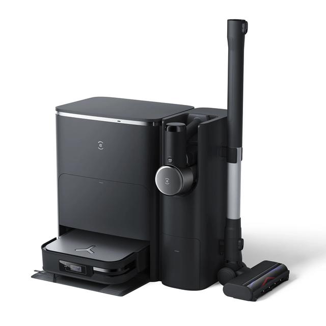 مكنسة روبوت التنظيف مع مكنسة كهربائية لاسلكية مدمجة ايكوفاكس كومبو 8700 باسكال Ecovacs X2 Combo All-in-one Robot Vacuum