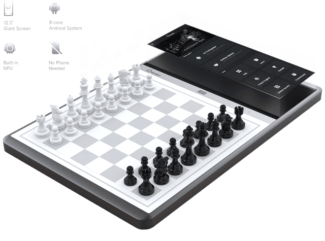 طاولة شطرنج ذكية تعمل بالذكاء الاصطناعي مع شاشة 12.3 بوصة Chessnut Evo - The Future of Ultra Smart AI Chessboard - SW1hZ2U6MzIxNTQzMg==