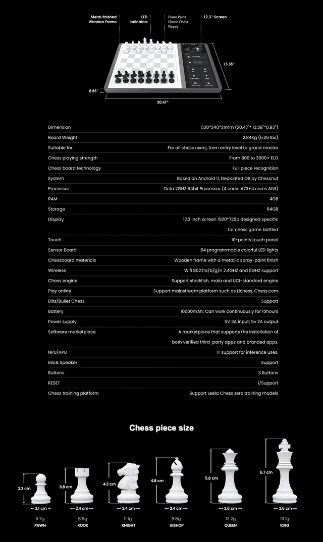 Chessnut Evo - The Future of Ultra Smart AI Chessboard CE100 - SW1hZ2U6MzIxNTQ1Ng==