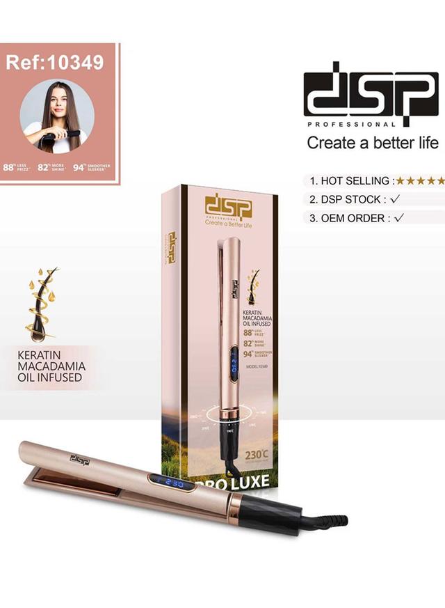 استشوار ستريت مكواة شعر كهربائية دي اس بي 40 واط Dsp Professional Hair Straightener - SW1hZ2U6MzIyNTMwMQ==