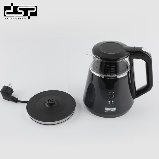 غلاية ماء كهربائية دي اس بي 1100 واط 1 لتر Dsp Professional Touch Digital Kettle - SW1hZ2U6MzIyNTUzMA==