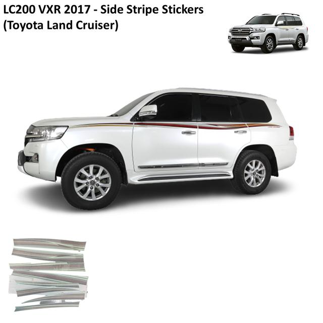 LC200 VXR 2017 - Side Stripe Stickers (Toyota Land Cruiser) - SW1hZ2U6MzIzNDIxNA==