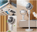 3 in 1 Portable Air Circulation Fan With Remote Control