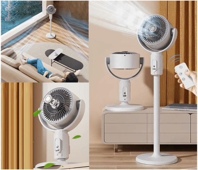 3 in 1 Portable Air Circulation Fan With Remote Control