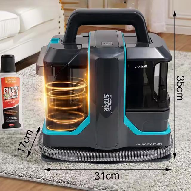 مكنسة غسيل السجاد جاف ورطب وينينج ستار 450 واط Winning Star Portable Carpet Washing Machine - SW1hZ2U6MzIyMjM3NA==