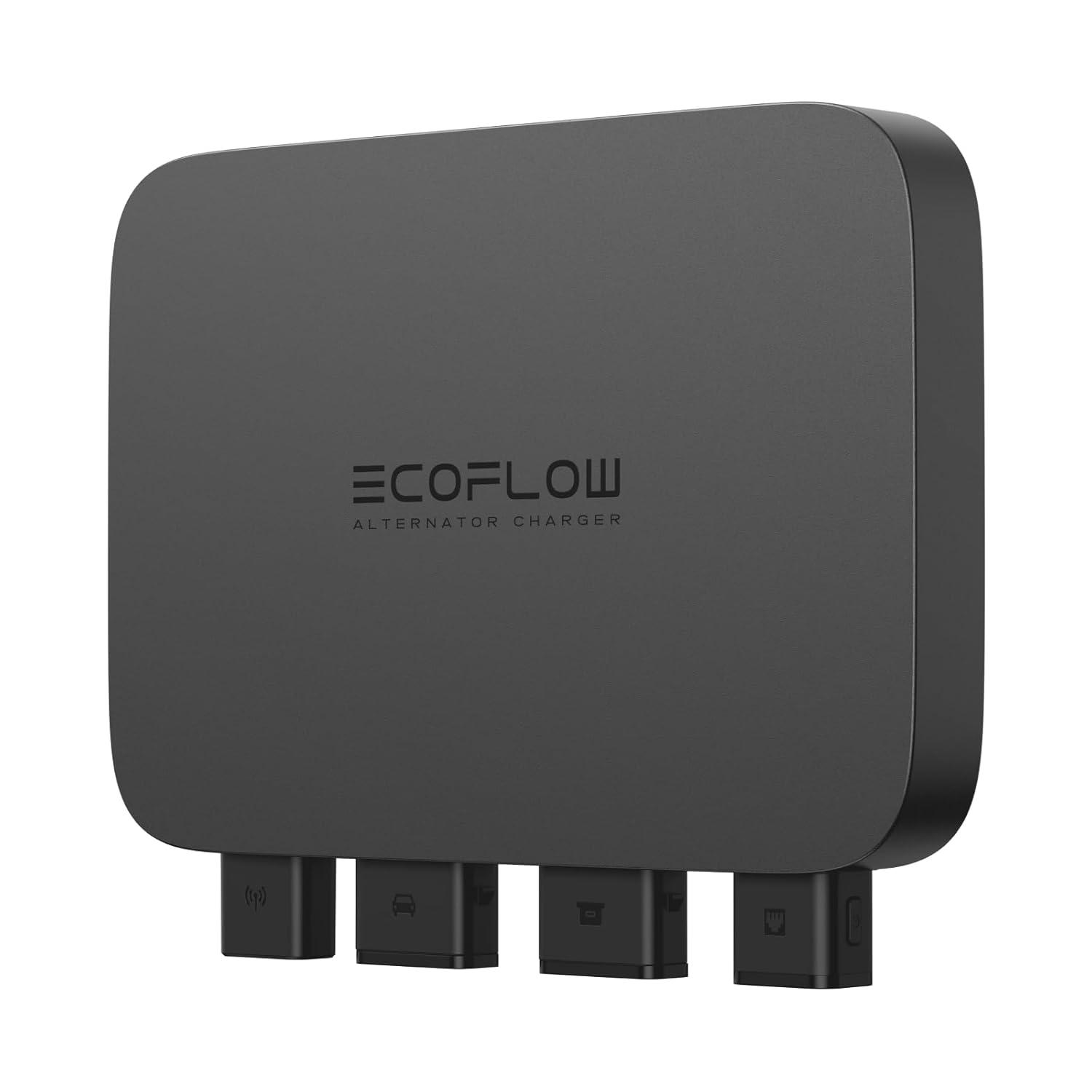 مولد شاحن بطاريات متنقلة ايكوفلو للرحلات 800 واط عن طريق بطارية السيارة EcoFlow Alternator Charger